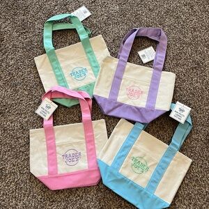 Trader Joe’s Mini Canvas Tote bags